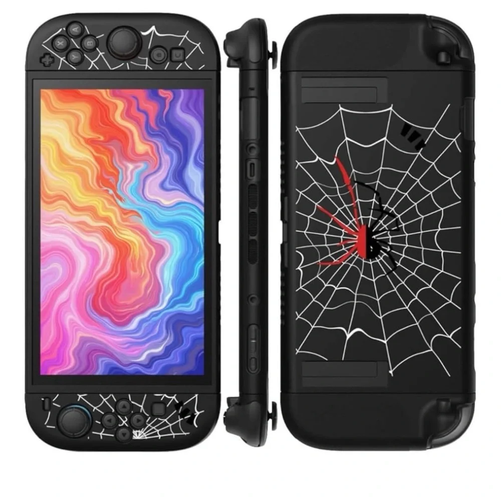 JEMDO Soft protective case for switch NS2 Black Spider 🕷️